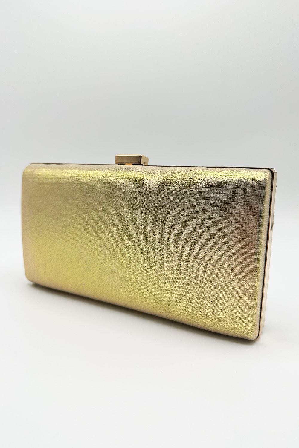Embellished Clutch Oversized Gold Clutch Bag ASOS DESIGN Hammered